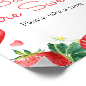 Strawberry Berry Sweet Babies sind süß Poster (Ecke)
