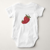 Strawberry Berry Sweet Baby Bodysuit T - Shirt (Rückseite)