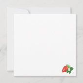 Strawberry Berry Sweet Baby Dusche Einladung (Rückseite)