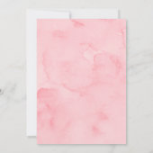 Strawberry Berry Sweet Baby Dusche Einladung (Rückseite)