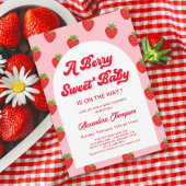 Strawberry Berry Sweet Baby Dusche Einladung