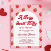 Strawberry Berry Sweet Baby Dusche Einladung