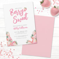 Strawberry Berry Sweet Baby Dusche