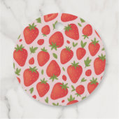 Strawberry Berry Sweet Baby Dusche Geschenkanhänger (Rückseite)