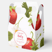 Strawberry Berry Sweet Baby Dusche Geschenkschachtel (Geöffnet)