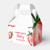 Strawberry Berry Sweet Baby Dusche Geschenkschachtel (Vorderseite)