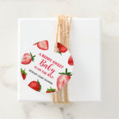 Strawberry Berry Sweet Baby Dusche unterwegs Geschenkanhänger (Beispiel)