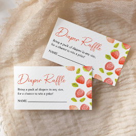 Strawberry Berry Sweet Baby Dusche Windelwanne Begleitkarte