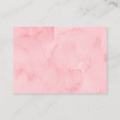 Strawberry Berry Sweet Baby Dusche Windelwanne Begleitkarte (Rückseite)