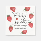 Strawberry Berry Sweet Baby Serviette (Vorderseite)