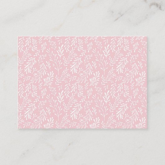 Strawberry Berry Sweet Baby Showbücher für Baby Begleitkarte (Rückseite)