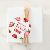 Strawberry Berry Sweet Birthday| Berry First Geschenkanhänger (Beispiel)