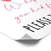 Strawberry Berry Sweet Birthday Party Gefallen Poster (Ecke)