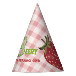 Strawberry Berry Sweet Birthday Party Party Hat Partyhütchen