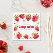 Strawberry Berry Sweet Birthday Serviette (Beispiel)