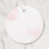 Strawberry Berry Sweet Bow Baby Dusche Vielen Dank Geschenkanhänger (Rückseite)