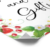 Strawberry Berry Sweet | Bücher & Geschenke Kinder Poster (Ecke)