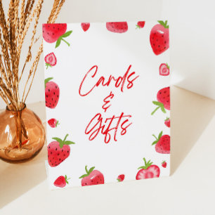 Strawberry Berry Sweet Cards & Gifts Sockelschild