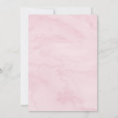 Strawberry Berry Sweet Erster Geburtstag Einladung (Rückseite)