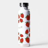 Strawberry Berry Sweet Fruit Fresh Trinkflasche (Links)
