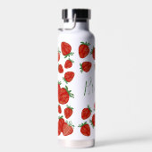 Strawberry Berry Sweet Fruit Fresh Trinkflasche (Rechts)