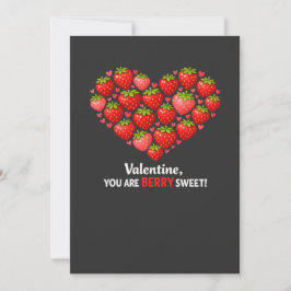 Strawberry Berry Sweet Kids Valentines Day Feiertagskarte