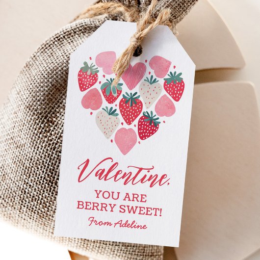 Strawberry Berry Sweet Kids Valentinstag Geschenkanhänger