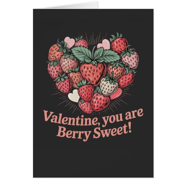 Strawberry Berry Sweet Kinder Valentinstag (Vorne)