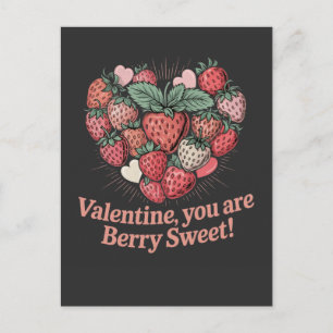 Strawberry Berry Sweet Kinder Valentinstag Feiertagspostkarte