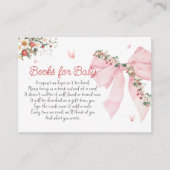 Strawberry Berry Sweet Pink Books for Baby Begleitkarte (Vorderseite)