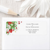 Strawberry Berry Sweet Return Address Label (Insitu)