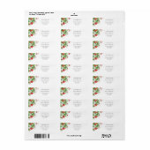 Strawberry Berry Sweet Return Address Label (Vorne)
