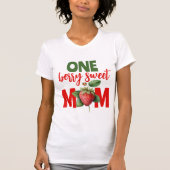 Strawberry Berry Swery First Birthday Mama T-Shirt (Vorderseite)