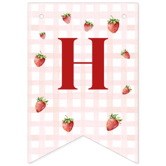 Strawberry Birthday Banner (Zweite Fahne)