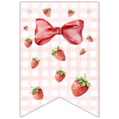 Strawberry Birthday Banner (Erste Fahne)
