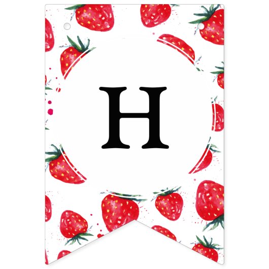 Strawberry Birthday Banner (Zweite Fahne)