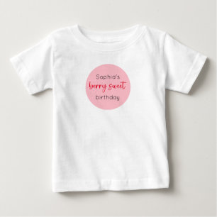 Strawberry Birthday Berry Sweet Baby T-shirt