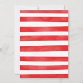 Strawberry Birthday Einladung (Rückseite)