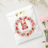Strawberry Birthday Favor Bag Letter H Cake Geschenktütchen (Versiegelt)