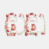Strawberry Birthday Favor Box Letter D Cake Geschenkschachtel (Ungefaltet)