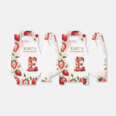 Strawberry Birthday Favor Box Letter E Cake Geschenkschachtel (Ungefaltet)