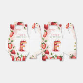 Strawberry Birthday Favor Box Letter F Cake Geschenkschachtel (Ungefaltet)