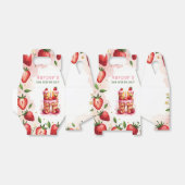 Strawberry Birthday Favor Box Letter H Cake Geschenkschachtel (Ungefaltet)