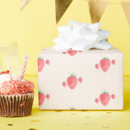 Strawberry Birthday Geschenkpapier