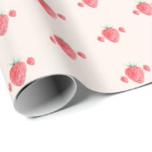 Strawberry Birthday Geschenkpapier (Rolleneckpunkt)