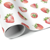 Strawberry Birthday Geschenkpapier (Rolleneckpunkt)