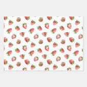 Strawberry Birthday Geschenkpapier Set (Vorderseite 2)