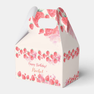 Strawberry Birthday Geschenkschachtel