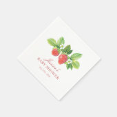 Strawberry Birthday oder Duschpapier Napkin Serviette (Ecke)