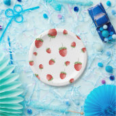 Strawberry Birthday Pappteller (Party)